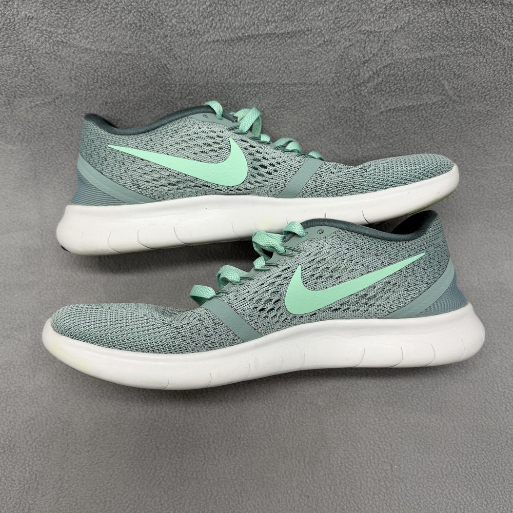 Nike Free RN Shoes Womens Size 6.5 Green Mesh Running Sneakers 831509-004 - Picture 7 of 8